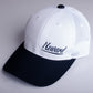 NEWARD クールメッシュキャップ ネイビー×ホワイト