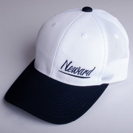 NEWARD クールメッシュキャップ ネイビー×ホワイト